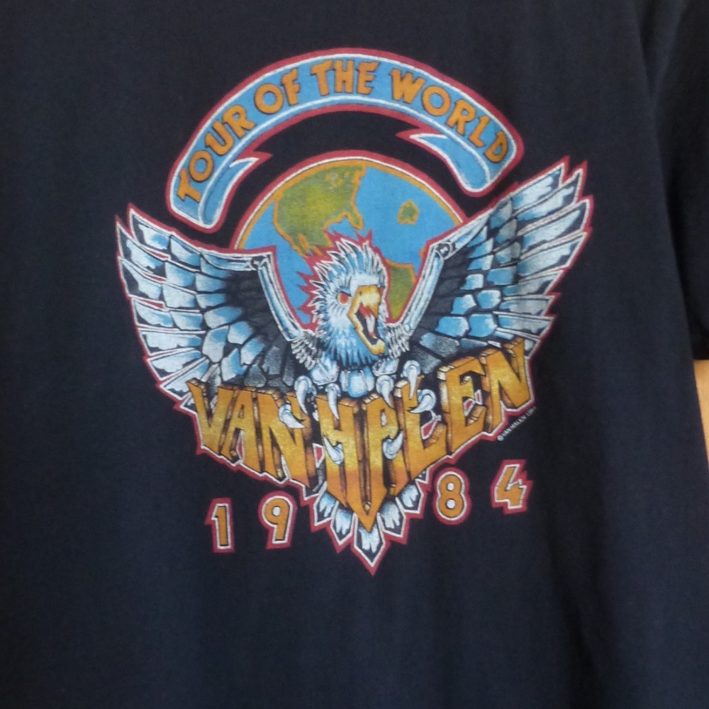 Van Halen 1984 Tour of the World t-shirt